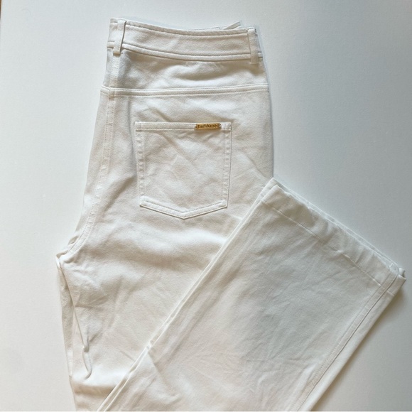 St. John Yellow Label White Straight Leg Jeans - Picture 1 of 5